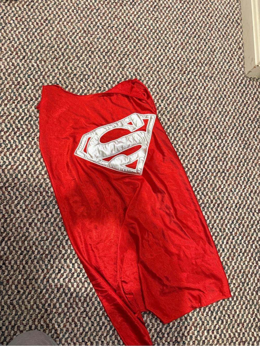 Red Superhero Cape Classic S Shield